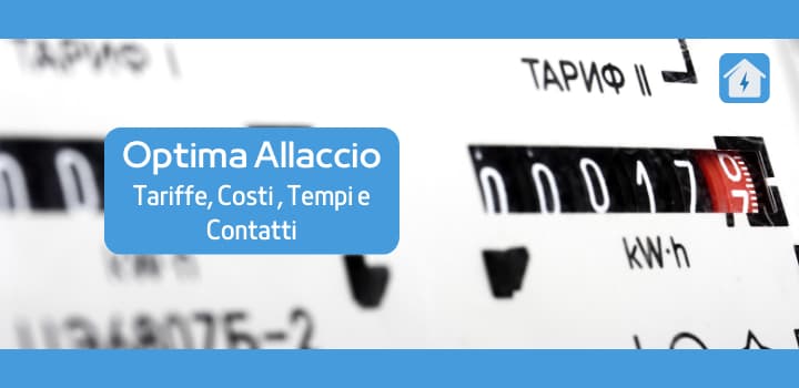 Allaccio Luce Optima: procedura, contatti e tempistiche